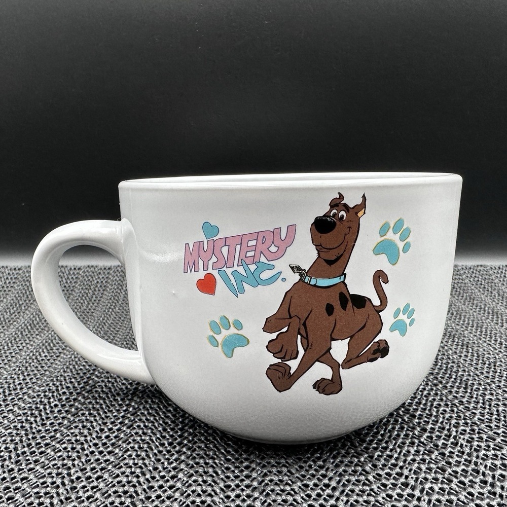 Scooby Doo Ceramic Soupmug LG Coffee Cup Mega Toys Hanna & Barbara Warner Bros